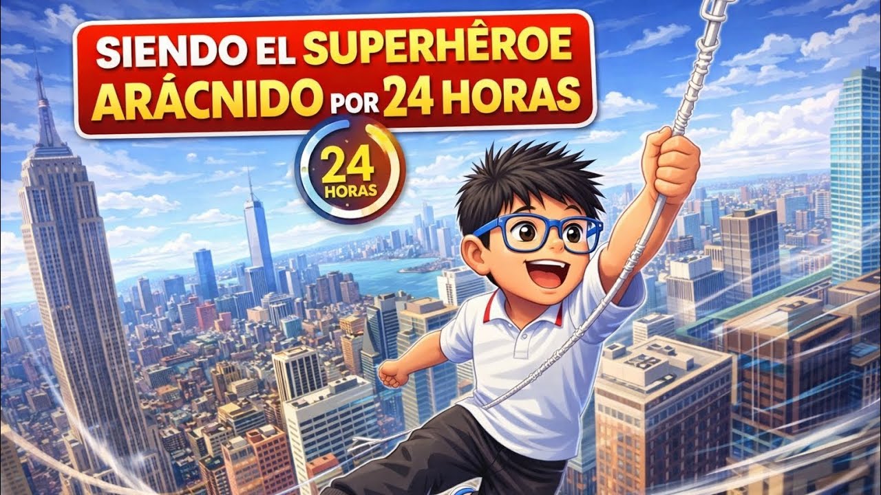 Me convierto en spiderman durante 24 horas