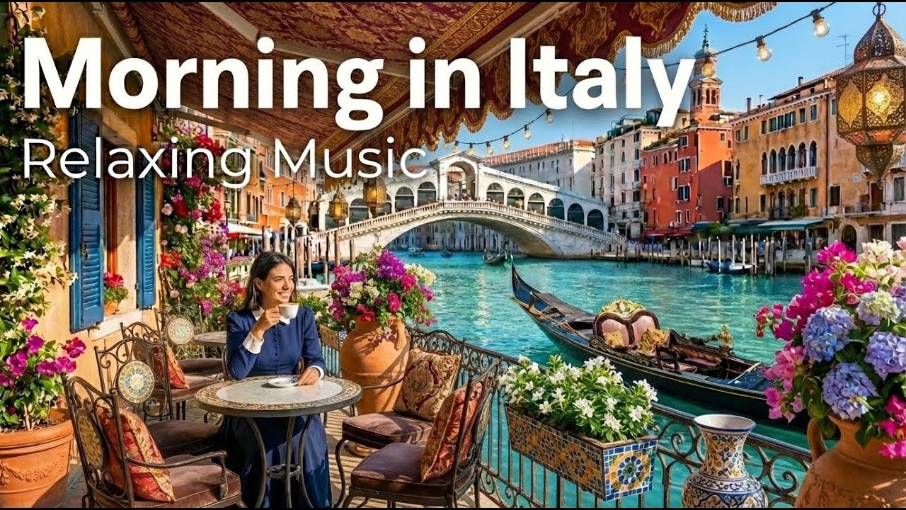 Italian Morning Music ☀️ Romantic Mediterranean Coastal Vibes