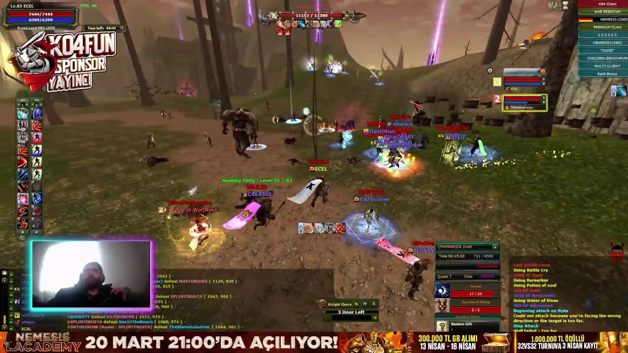 #KO4FUN #NEMESİS AÇILDIII !! #Knight #KnightOnline #ko4fun #Nemesis