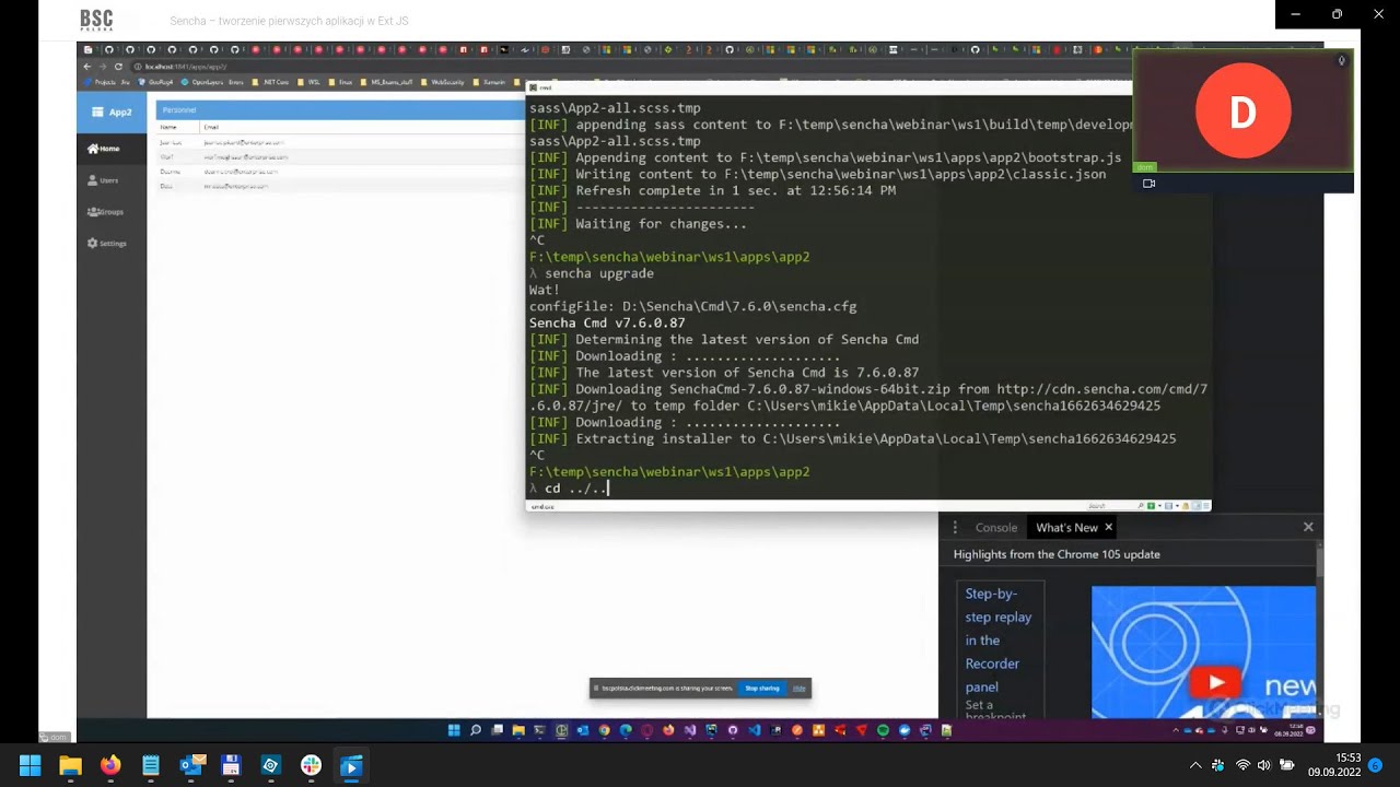 Sencha - tworzenie pierwszych aplikacji w Ext JS