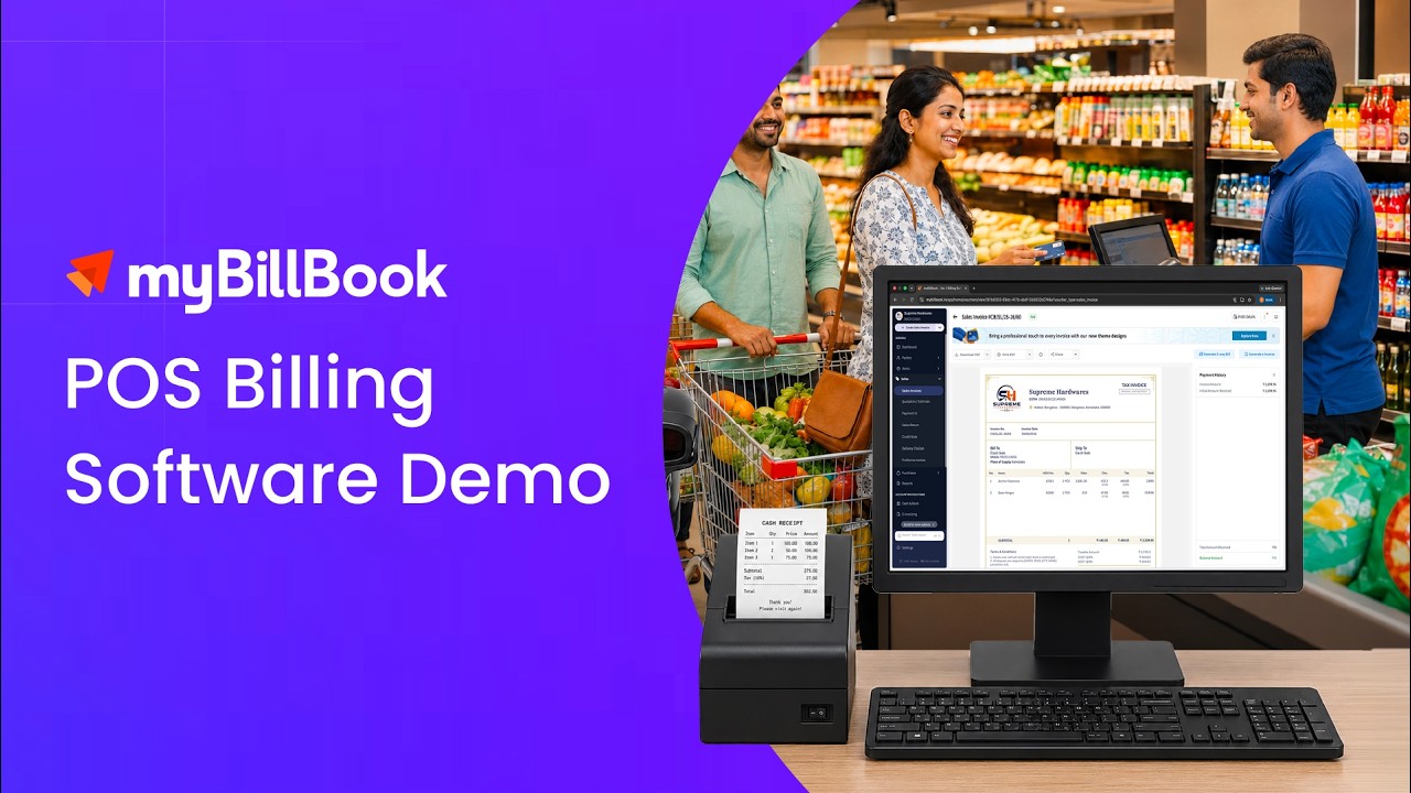 How to Use #POSBilling Feature on myBillBook | A 2026 Demo
