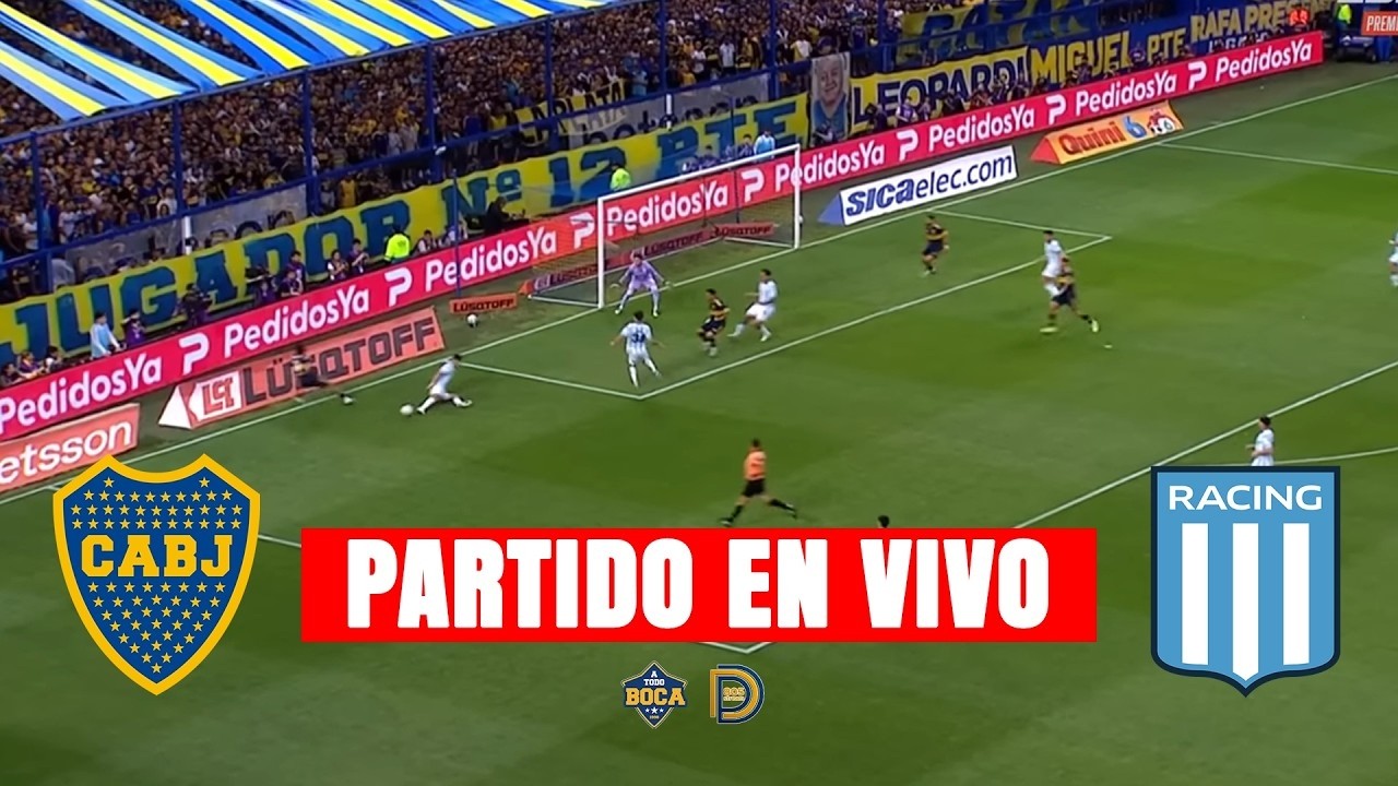 🔵 BOCA JUNIORS vs RACING CLUB EN VIVO | LIGA PROFESIONAL APERTURA 2026 - FECHA 6 | 805 STREAM 🟡