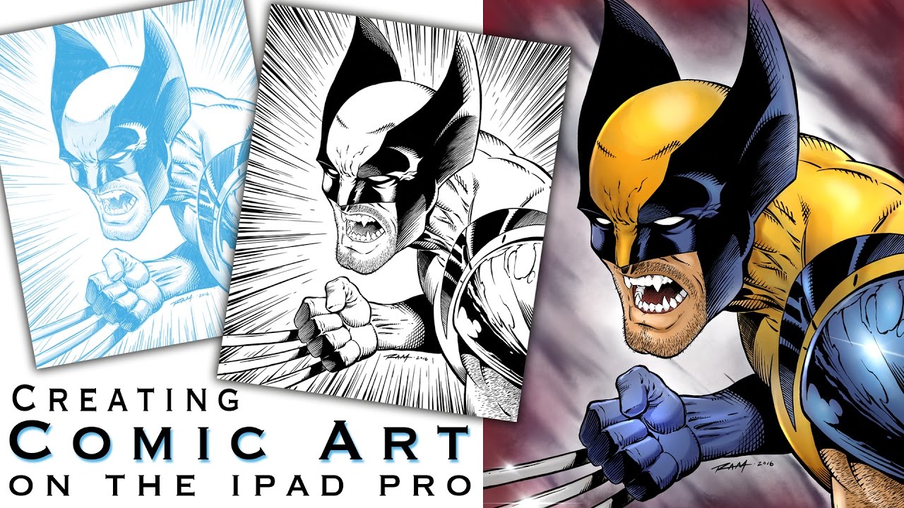 Creating Comics on the Ipad Pro with Procreate