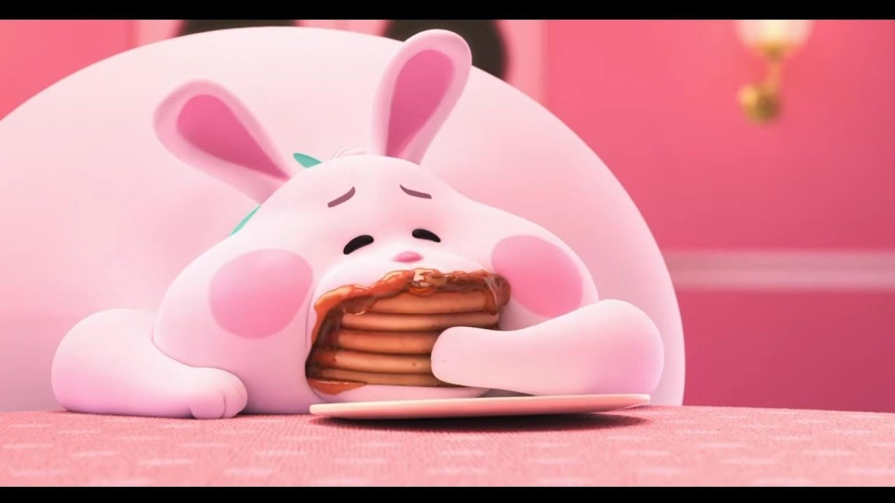 The Bunny Gets The Pancake...