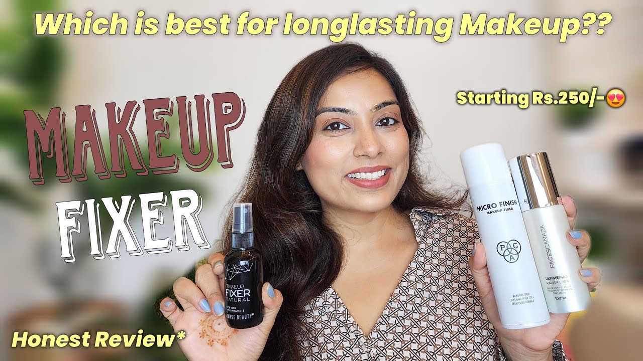 Must Have Makeup Fixer/Setting spray for longlasting Makeup Look✨️| Swiss Beauty,PAC & Faces Canada