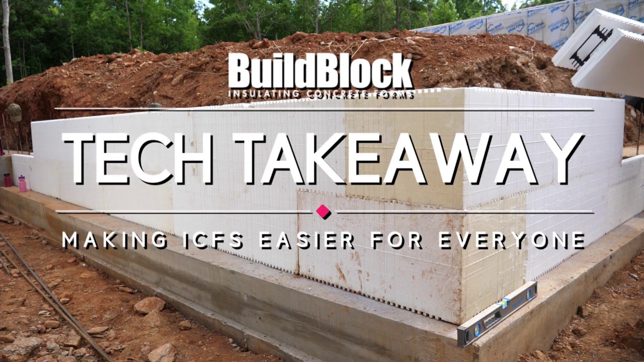 How to level ICF forms after stacking