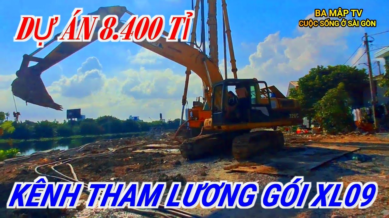 Kênh Tham Lương Gói XL09 Đoạn Cầu Trường Đai Đến Cầu An Lộc Gò Vấp | Dòng Kênh Đen Sài Gòn Ngày Nay