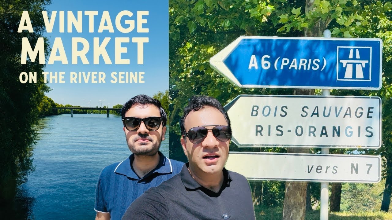 Paris Day Trip Vlog | River Seine Vintage Market | Jumma Prayer at Evry Mosque
