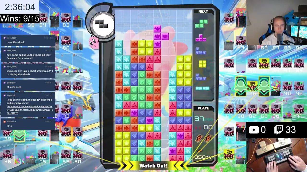 Tetris Maximus with Mid Game Triple All Clear