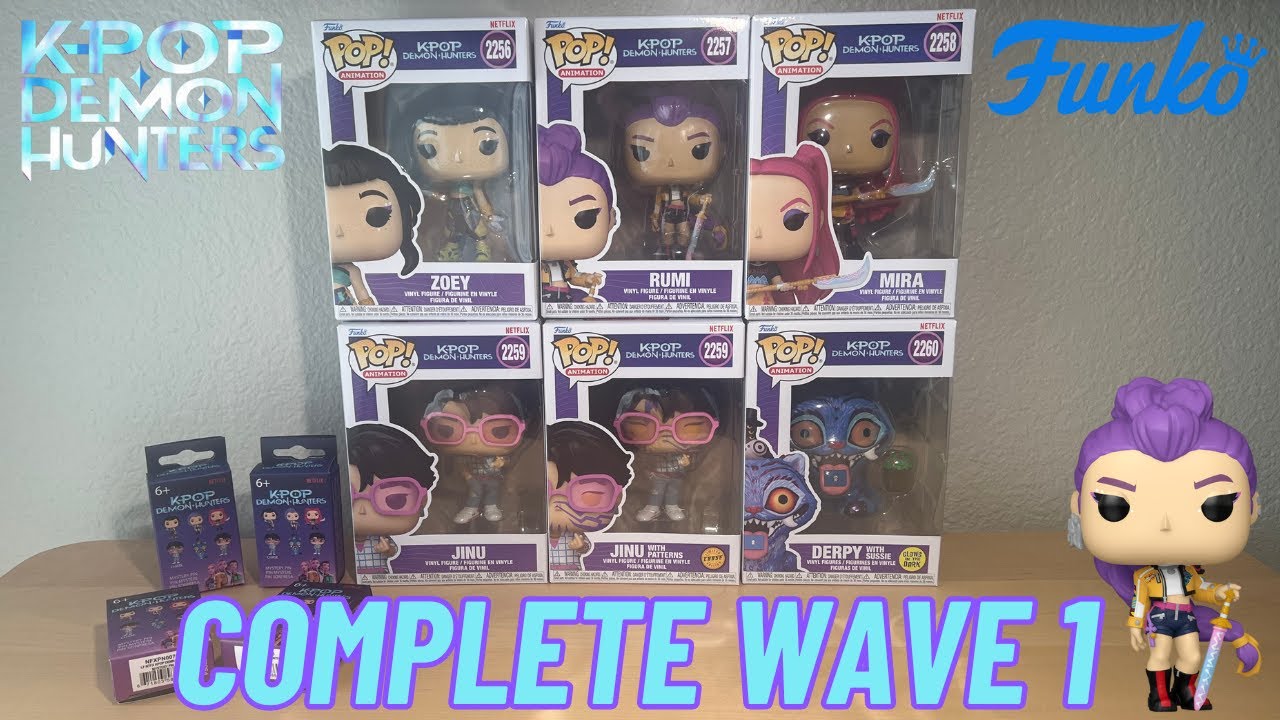KPop Demon Hunters Complete Wave 1 Funko Pop Collection!