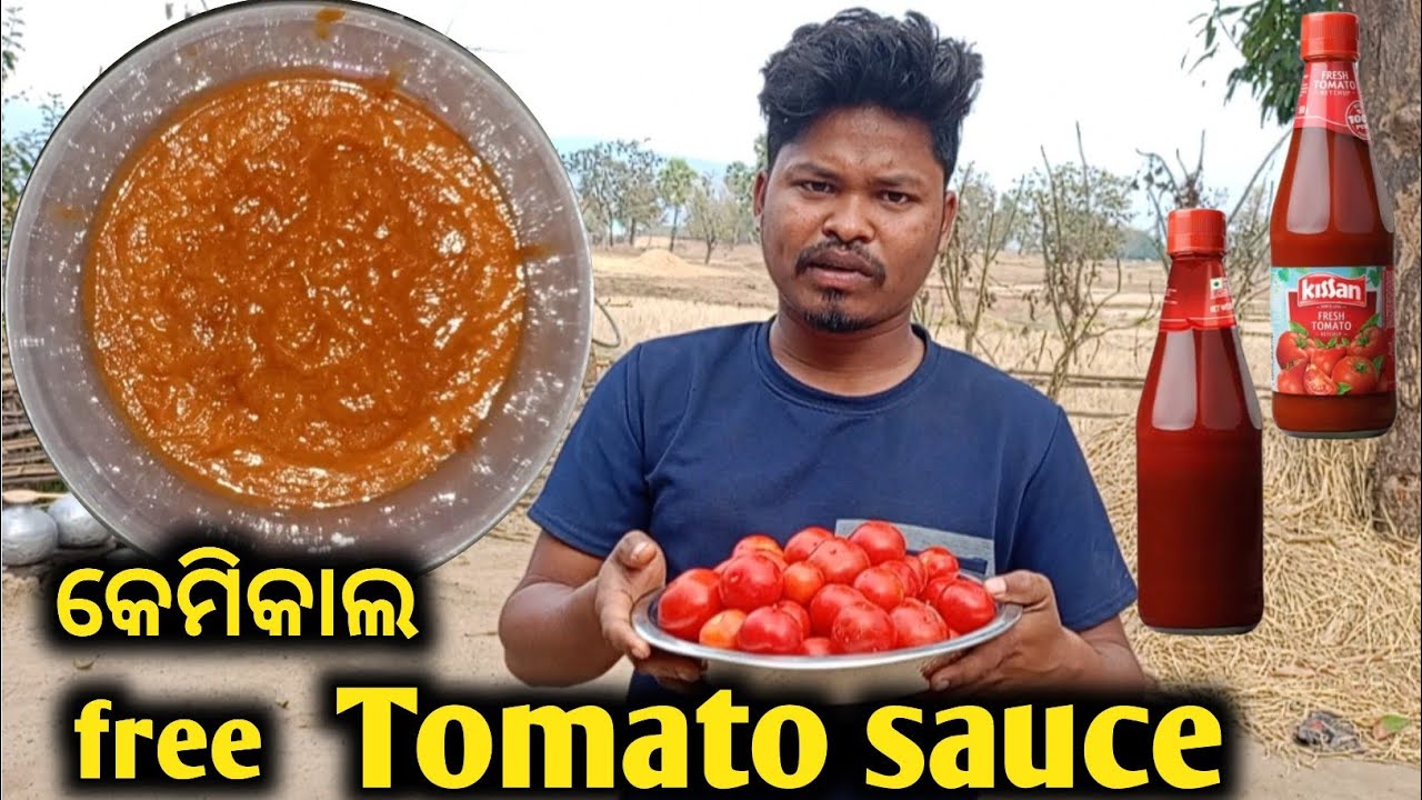  Tomato Sauce making video | Chemical free Tomato Sauce making. ଘରେ ବନେଇଲୁ କେମିକାଲ ଫ୍ରି ବିଲାତି ସସ 