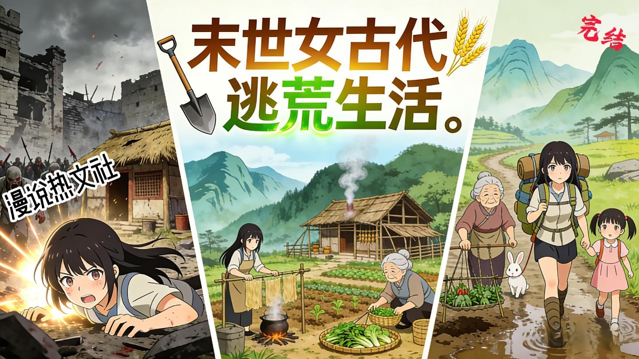 完结《末世女古代逃荒生活》 末世一年后才觉醒木系异能的田九黎，一朝穿到古代难民田大妞身上。 穿越前没吃的，穿越后还是没吃的，太悲催了。#逃荒#种田#古代言情