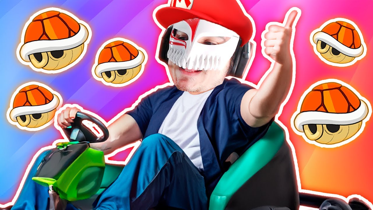 É MUITO LEGAL TER MAIS MEIA HORA DE PURO CAOS! KKKKKJJ - MARIO KART 8 COM AMIGOS
