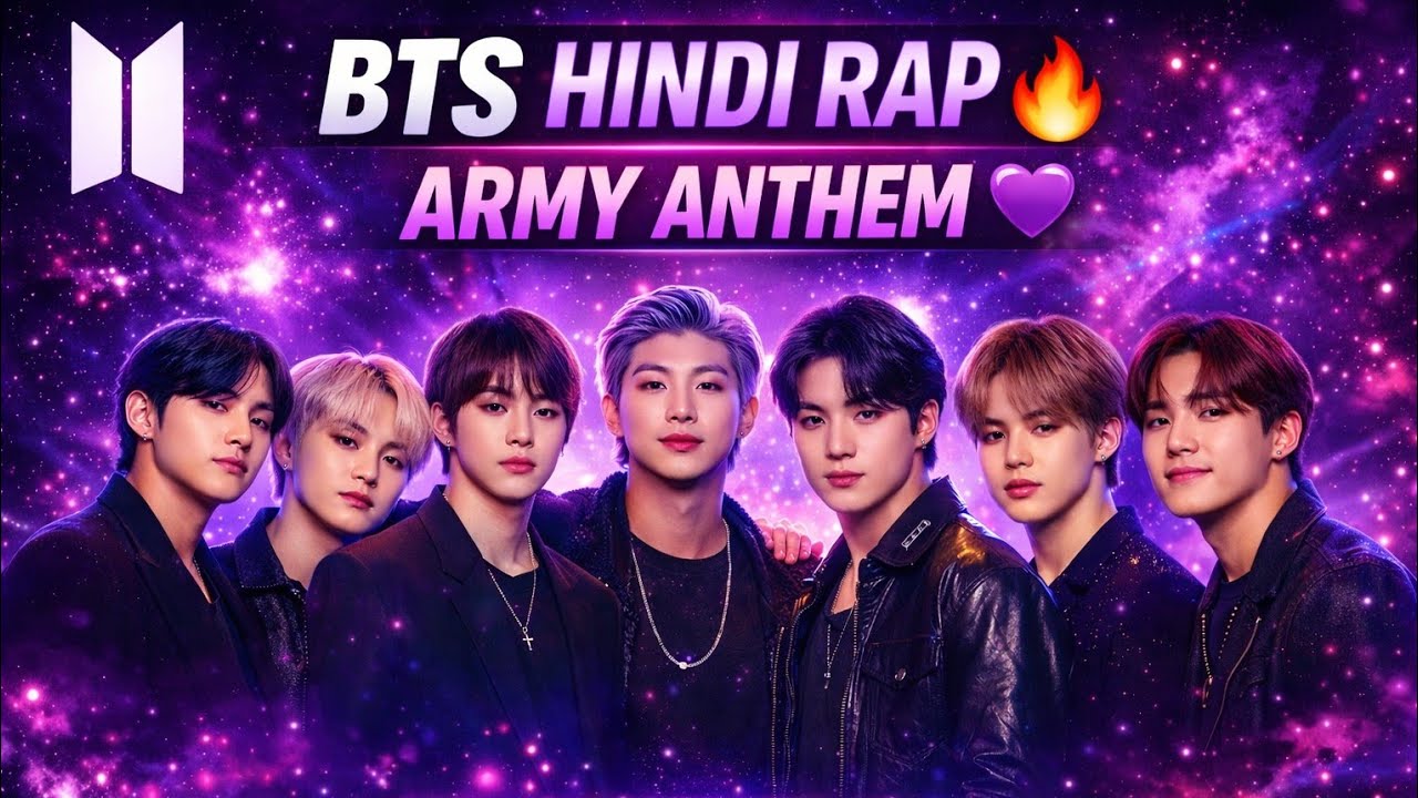BTS Hindi Rap Song 💜 | ARMY Anthem 2026 | BTS Tribute Rap | GYANIBHAI09 #bts #trending #btssongs 