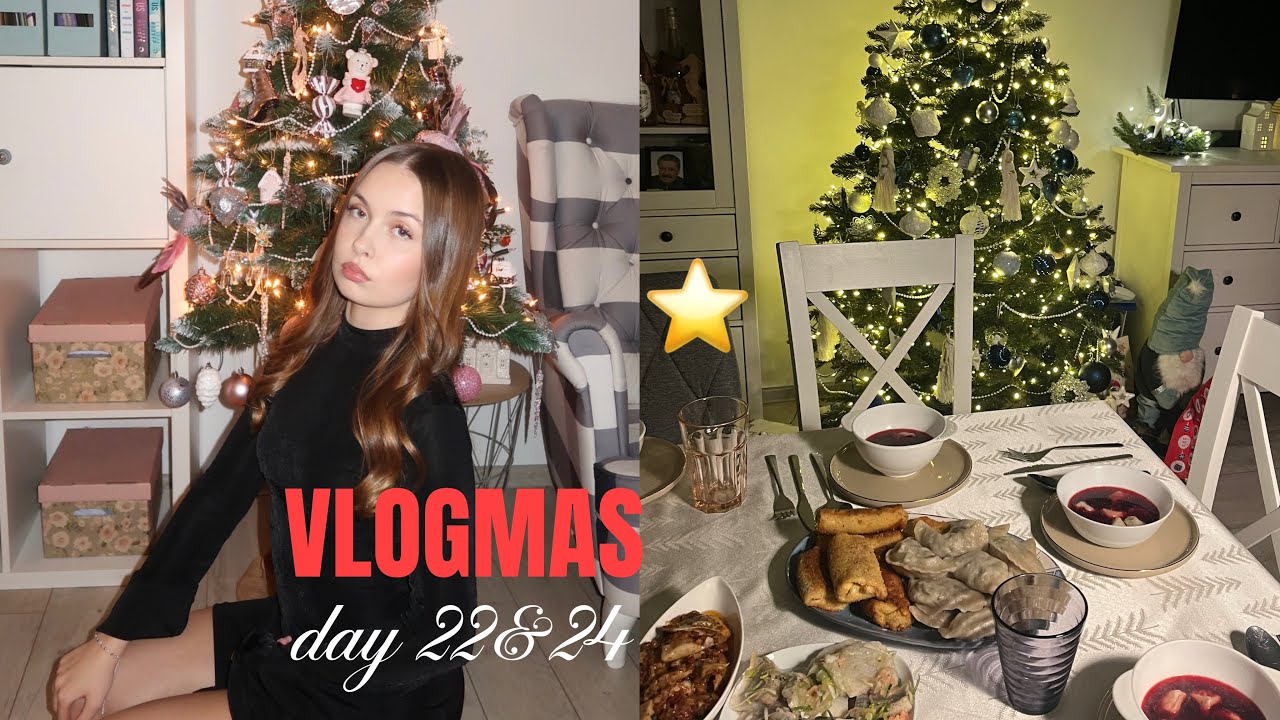 vlogmas day 22&24⭐️ wigilia