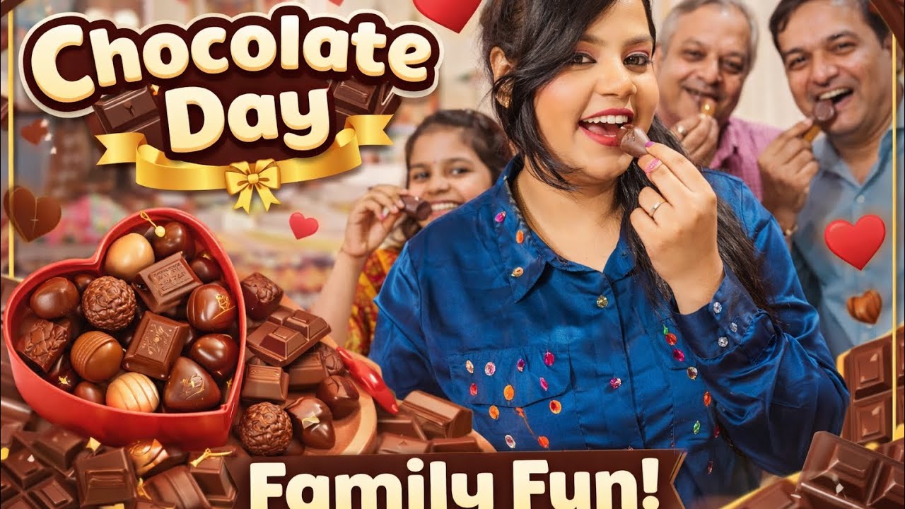 Kal Bahut Mazaa Aaya 🤎 | Chocolate Day Celebration with My Family 🍫✨
