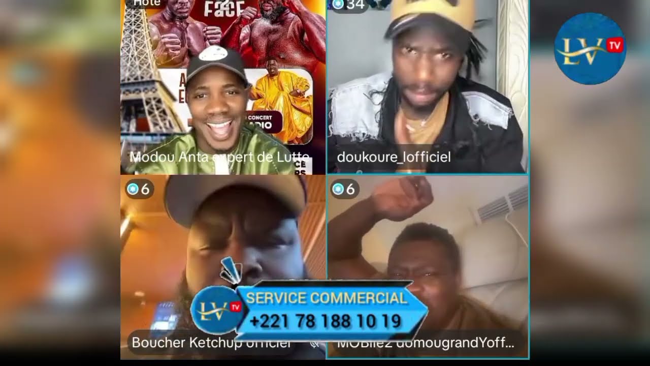 🤣Mdr Non Live Bou Nékh Way Doukouré AK Boucher Ketchup AK Mobile AK Modou Anta Diap Temps Bou Nékh 