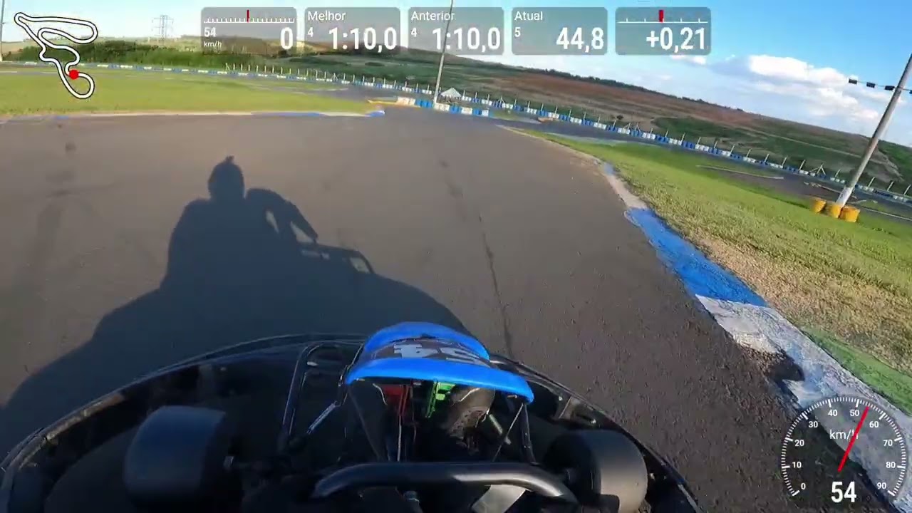 Corrida de kart - kartódromo Nova Odessa - Traçado Nelson Piquet - L 03/ C 01