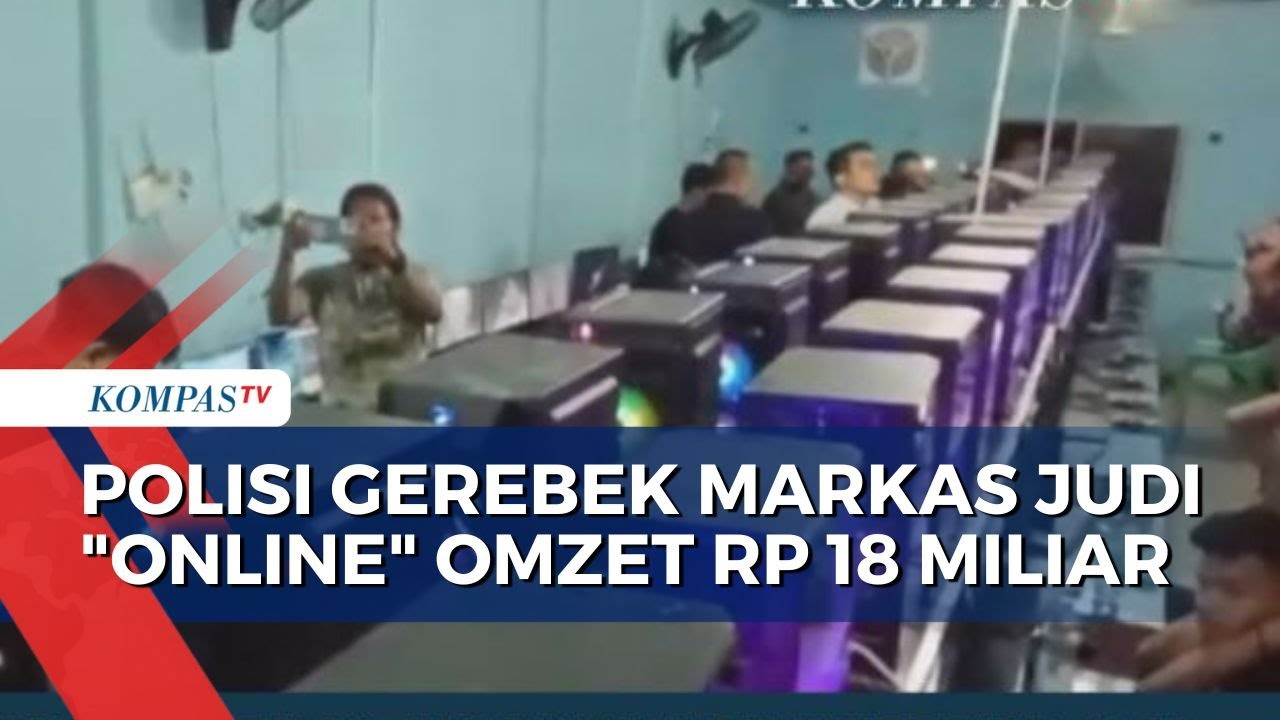Polisi Gerebek Markas Judi Online Omzet Rp 18 M di Dumai, 33 Operator dan Ratusan Komputer Diamankan