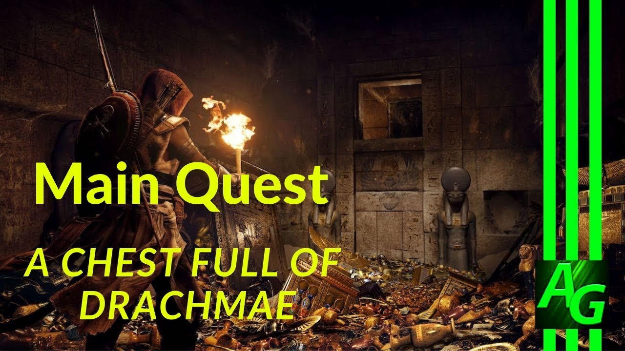 ✪ Assassin's creed odyssey A chest Full of Drachmae Main Quest Walkthrough Guide