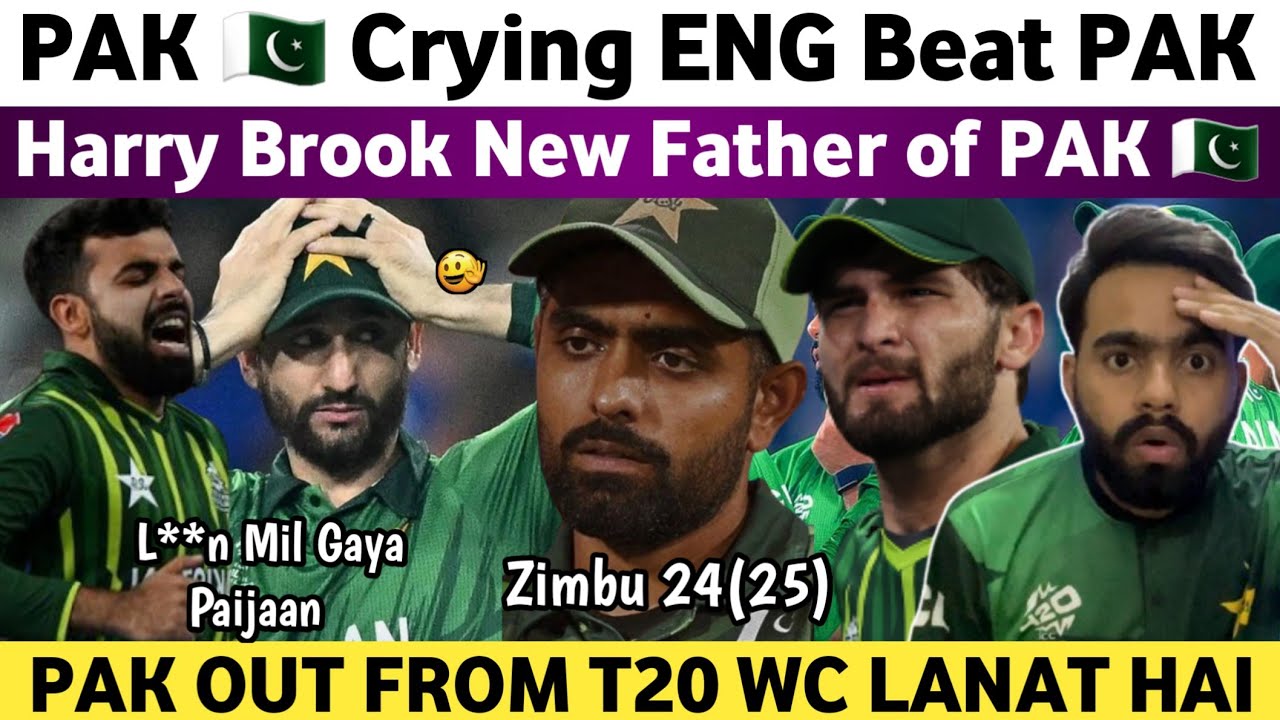 Pak Media Crying on Eng Beat Pak 2026 | Pak Vs Eng T20 WC Match 2026 | Harry Brook 100 Vs Pak Shame 