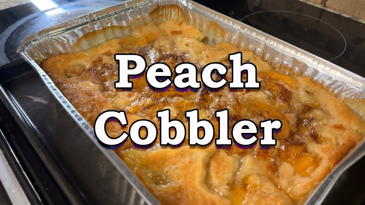 Cooking with Mark   Peach Cobbler