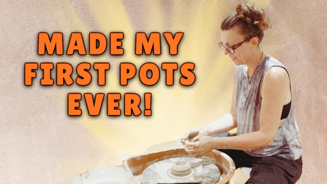 Я впервые попробовала гончарное дело!