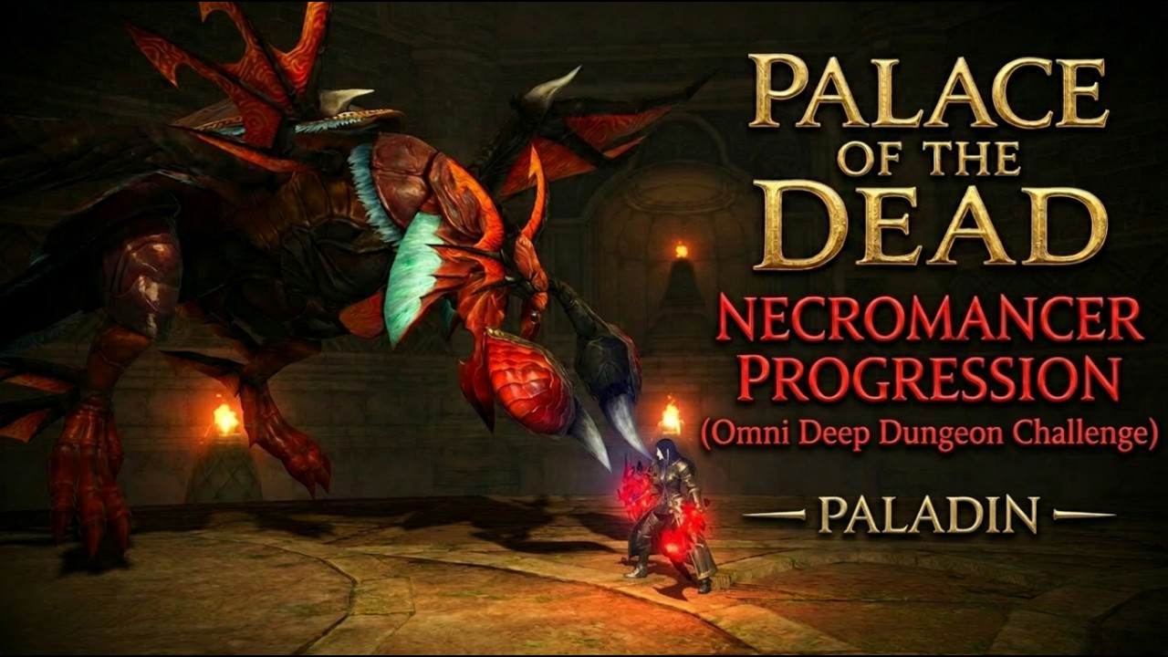 Palace of the Dead – Paladin Solo | Fresh 1–200 Climb (Necromancer Progression) - Attempt #14
