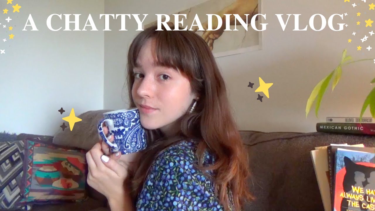 A very chatty + cozy reading vlog💫☕