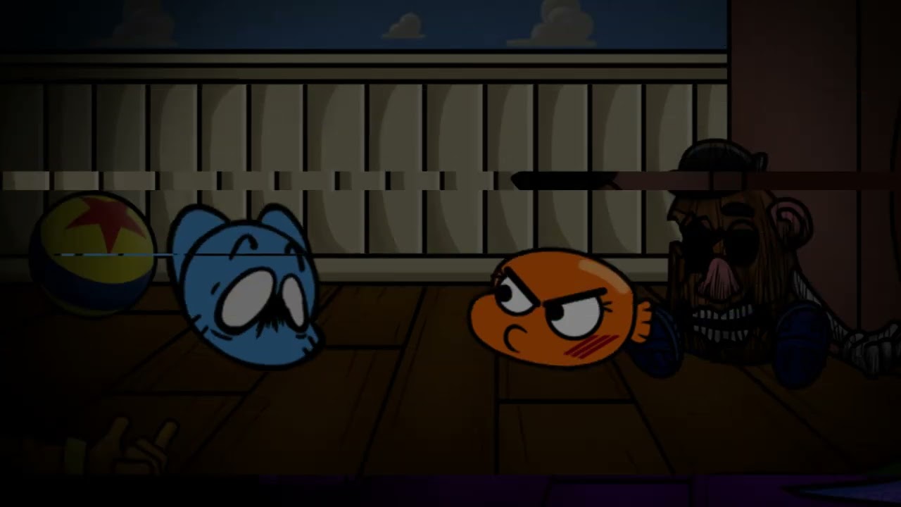 FNF My New Plaything But it's Pibby Apocalypse Gumball and Darwin Cover