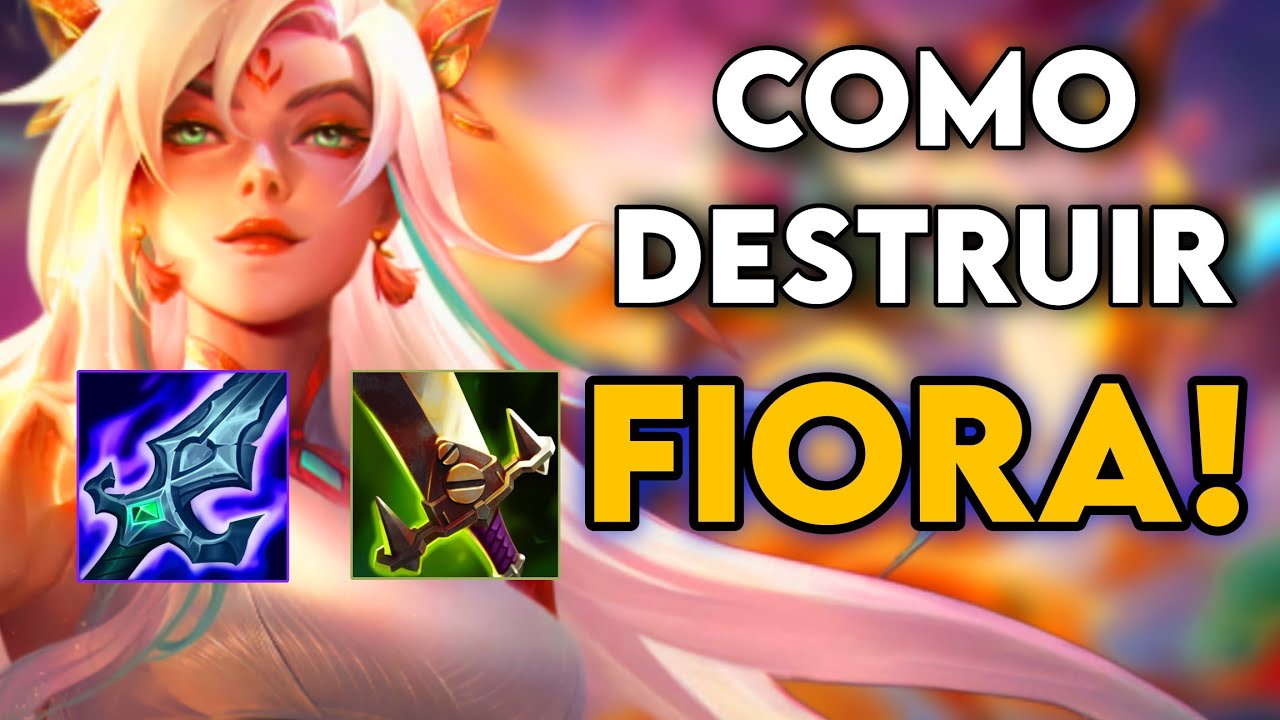 DESTRUINDO UMA LANE CONTRA FIORA E FAZENDO O BÁSICO SEM SEGREDOS! | TE ENSINANDO DE FORMA FÁCIL