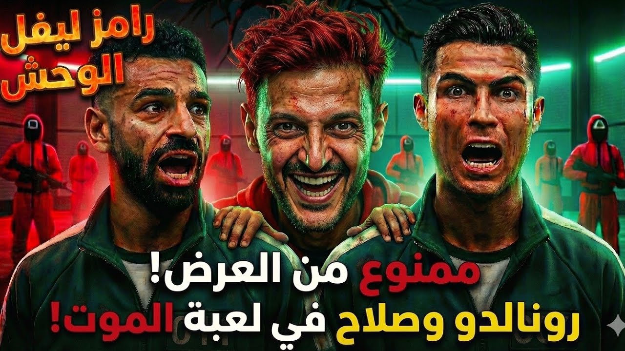 القائمه الكامله 🔥 ضحايا رامز ليفل الوحش 2026.. صدمة رونالدو وصلاح! 😱⚽