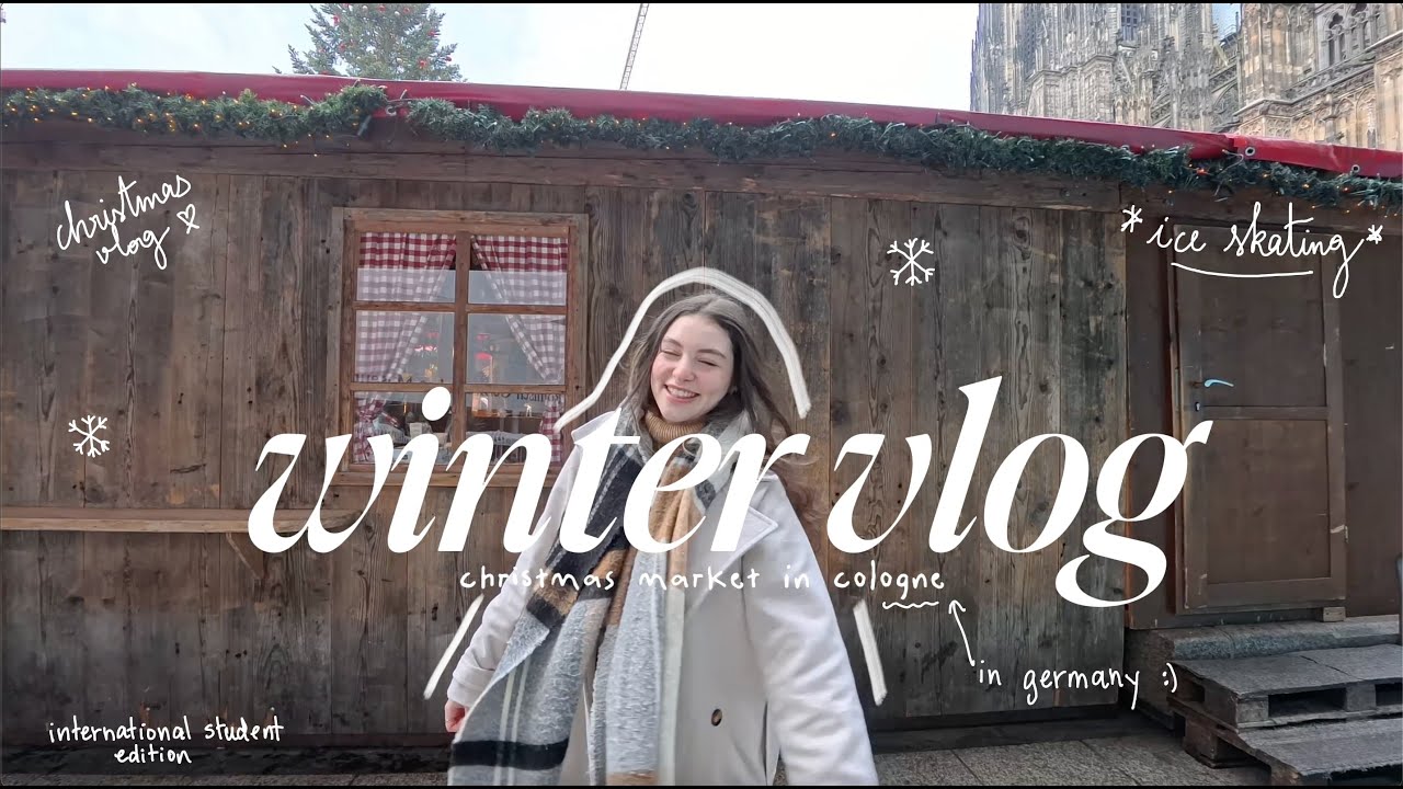 christmas in germany| christmas market, ice skating, christmas decor, food..
