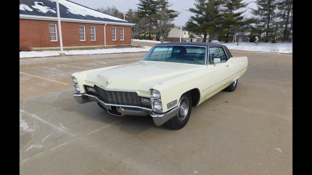 Тест-драйв купе Cadillac Deville 1968 года.