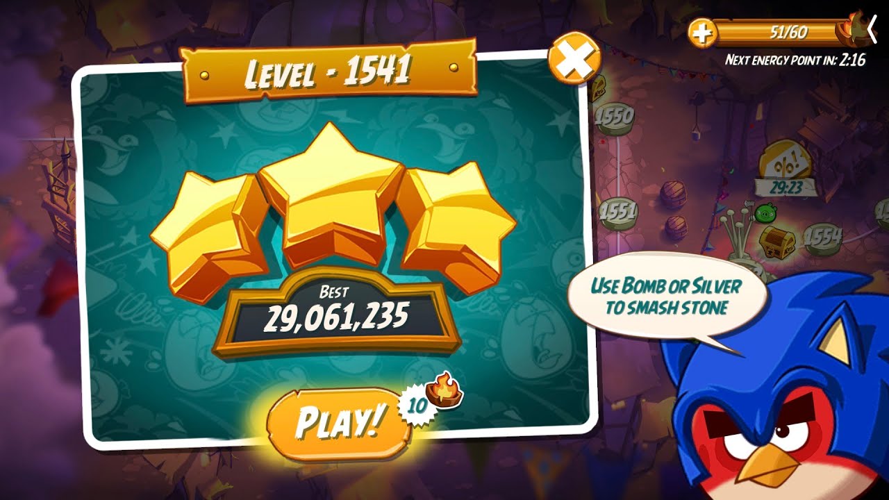 Angry Birds 2 Level 1541 | Level 1541 | Angry Birds 2 | Angry Birds | A B 2 | AB2 | AB2