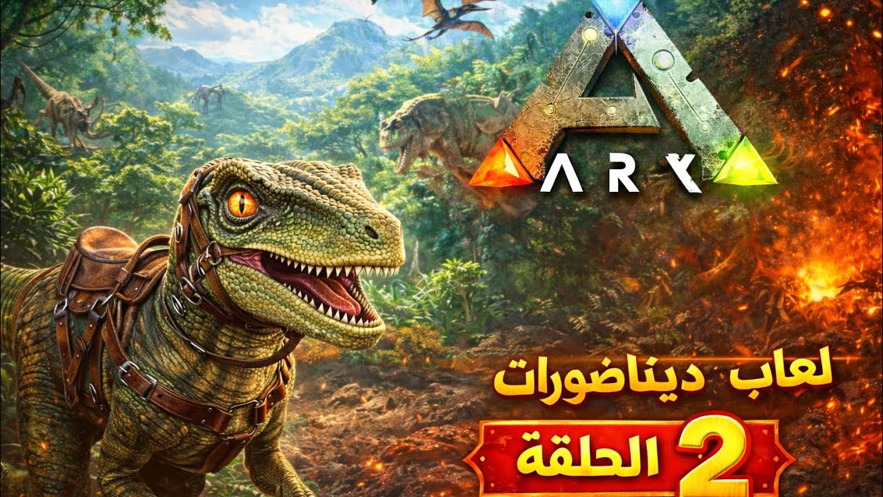 روّضت أول رابتر أخيراً 😱🔥 | ارك ARK الحلقة 2 🦖