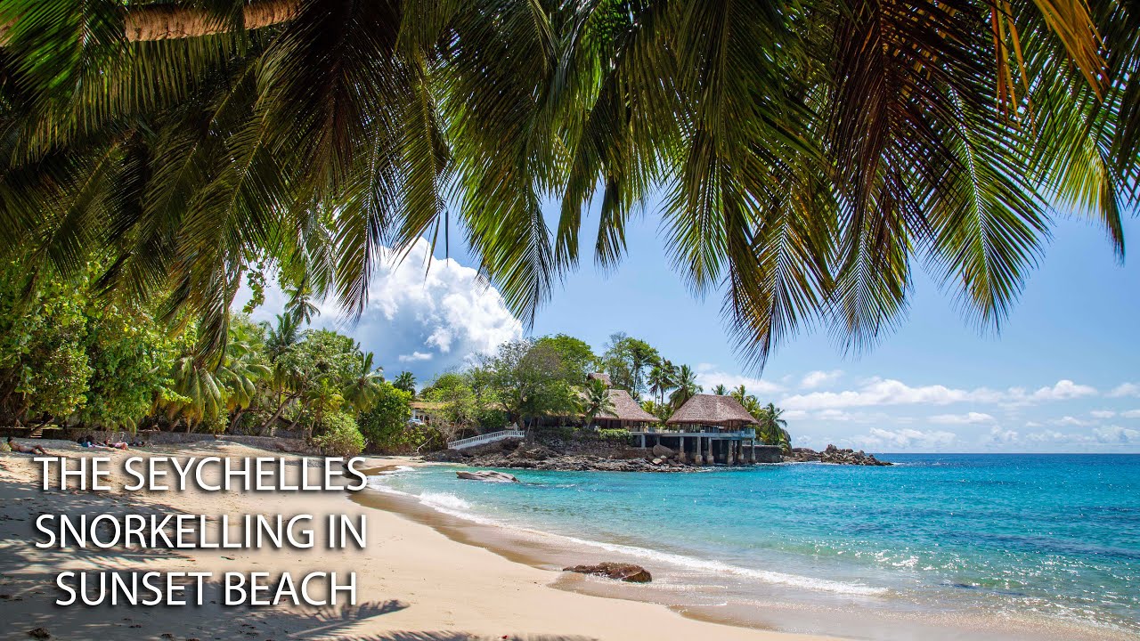 Snorkelling in the Seychelles, Mahe Island, Sunset Beach