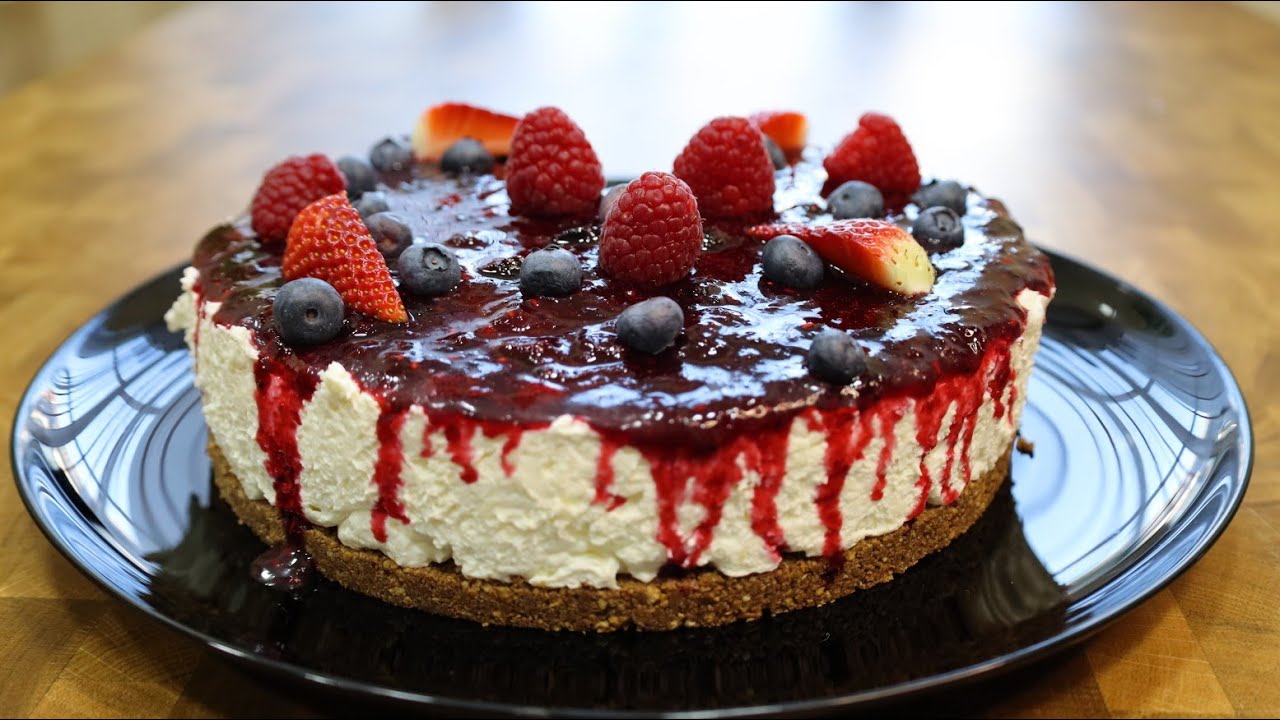 CHEESECAKE DE FRUTOS VERMELHOS