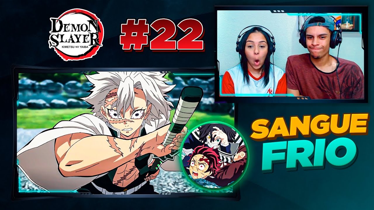 (HASHIRAS DE ALTA CLASSE 😱) | DEMON SLAYER - EPISÓDIO 22 (DUBLADO) 🇧🇷 | [React em Casal] 🔥
