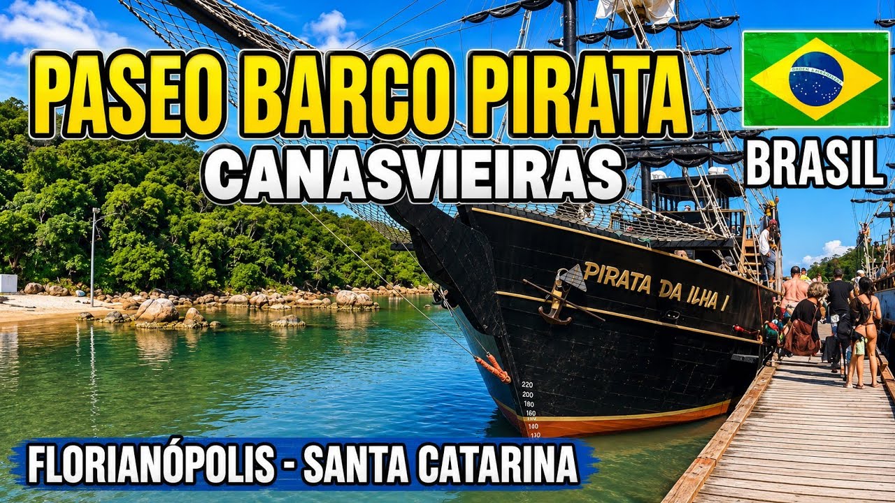 Barco Pirata excursión en Canasvieiras l Florianópolis SC l Brasil