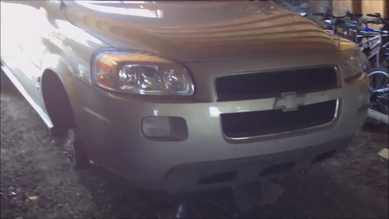 2007 Chevrolet Uplander — замена переднего тормоза