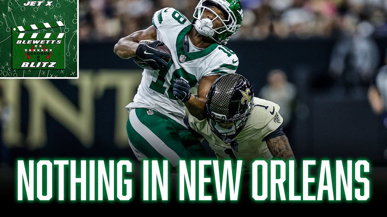 Разбор видеозаписи игры New York Jets: НИЧЕГО в Новом Орлеане | Блиц Блеветта