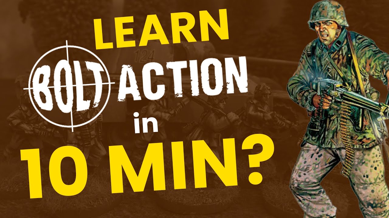 Сыграйте в Bolt Action ВСЕГО за 10 МИНУТ? (Отлично подходит для новичков)