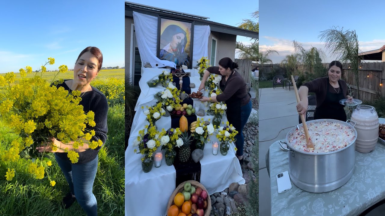 ALTAR PARA LA VIRGEN DE DOLORES!