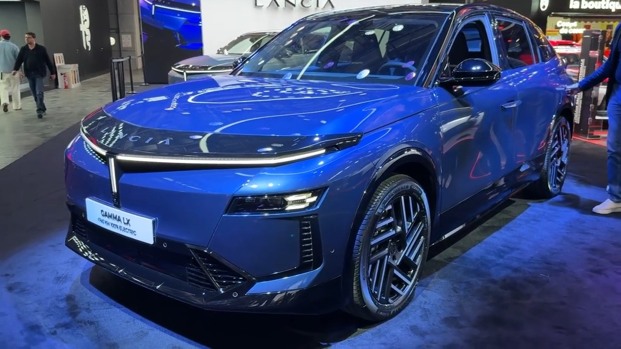 New 2027 Lancia Gamma LX &ndash; 740km Electric Fastback Flagship Walkaround at Paris Motor Show in 4K!