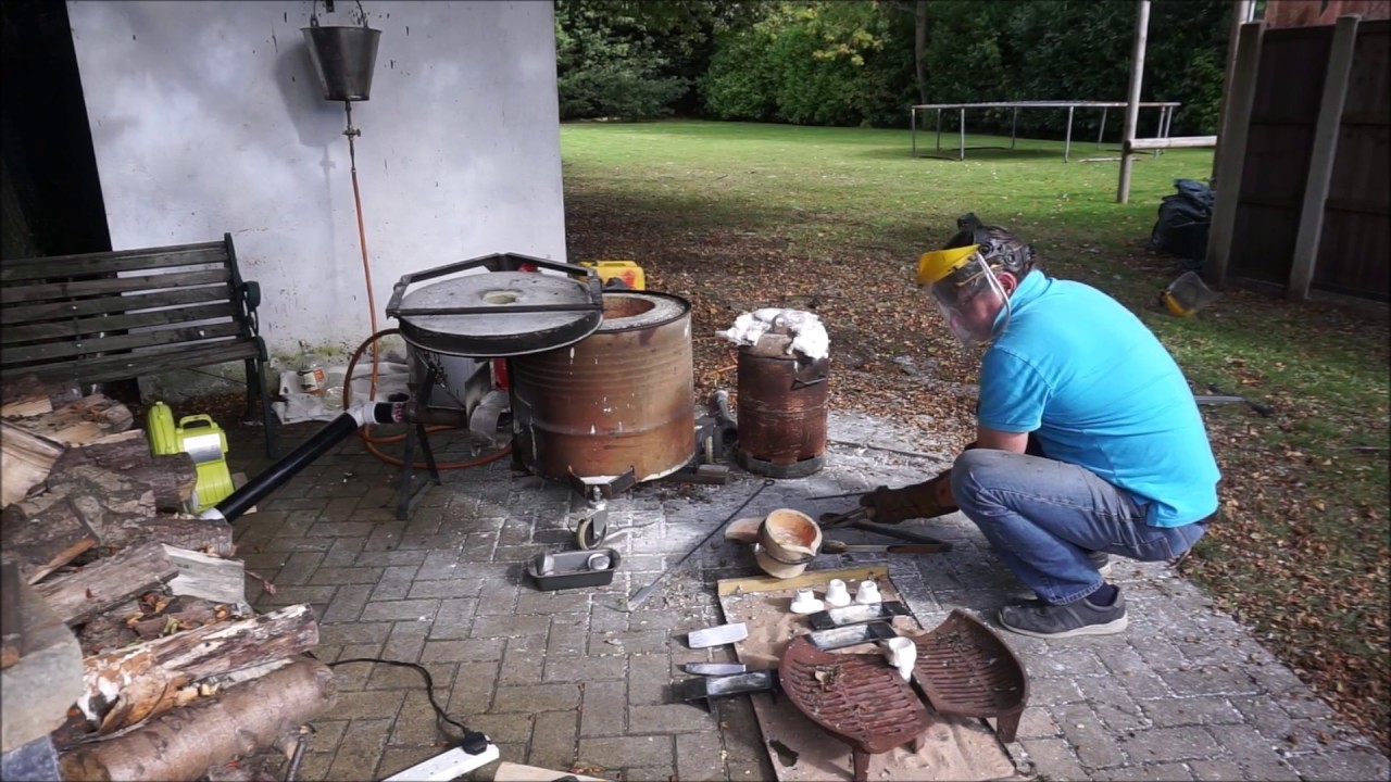 First attempt of casting into ceramic shell