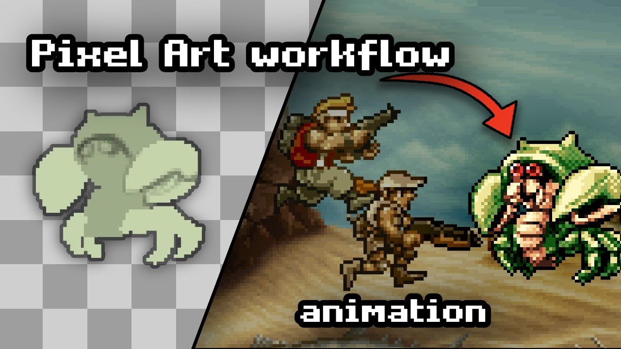 How you can EASILY make Pixel Art animation - My Workflow