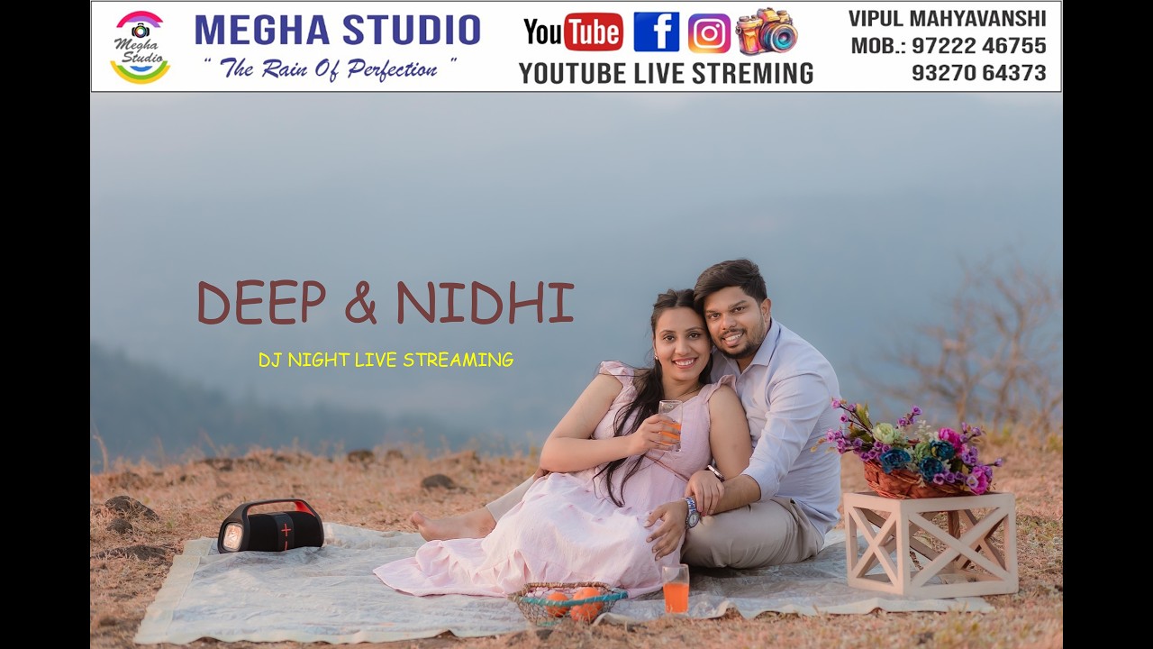 DEEP & NIDHI DJ NIGHT | VAPI | MEGHA LIVE STUDIO | DIVYA MASTERING |