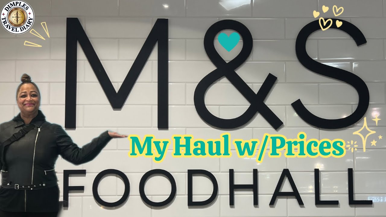 Americans 🇺🇸 Shopping in M&S Foodhall🇬🇧 | My Haul With Prices £$