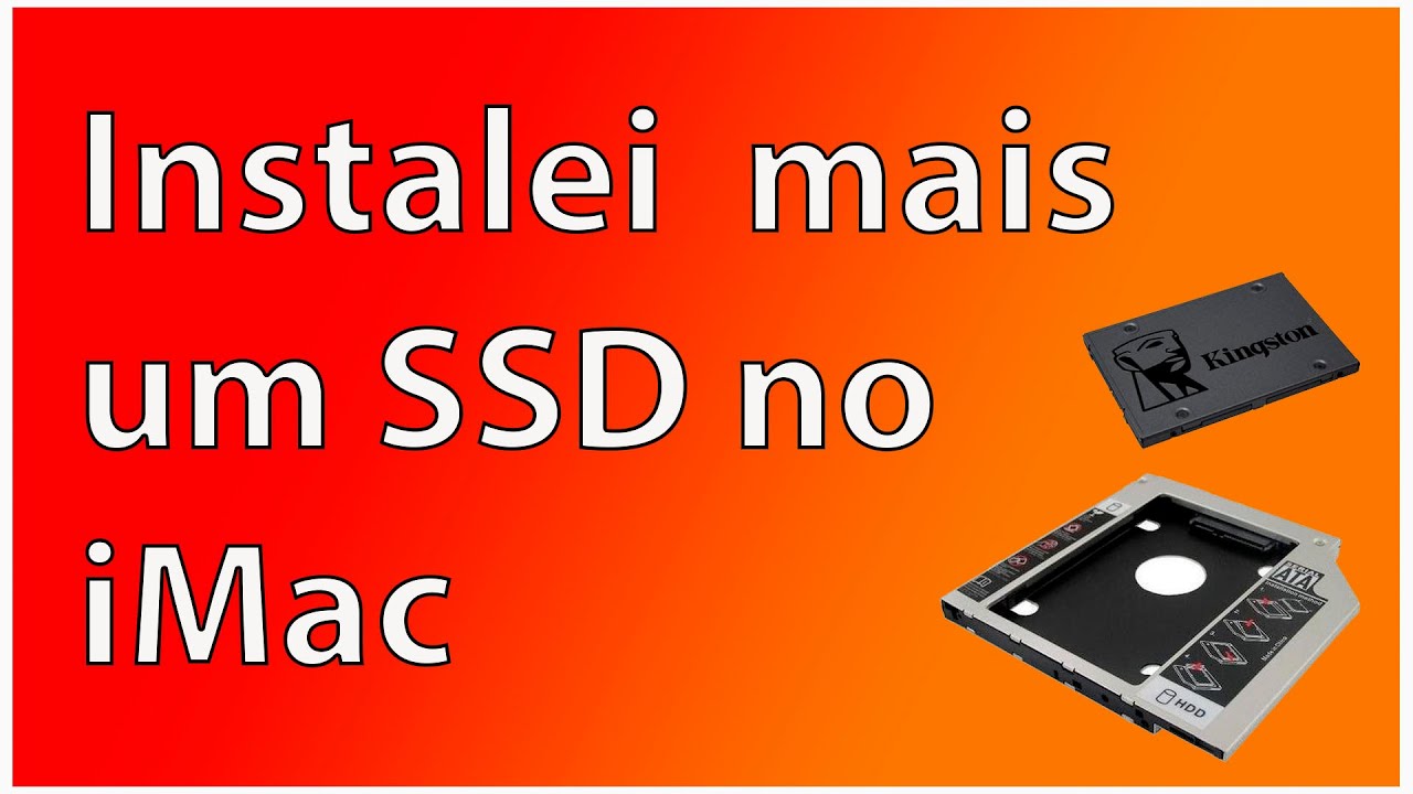 Instalei mais um SSD no iMac e tentei arrumar a luz de fundo do LCD.